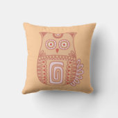 ワイズフクロウ枕 クッション (裏面)