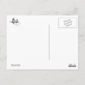 ワイズフクロウ英知はがき ポストカード (裏面)