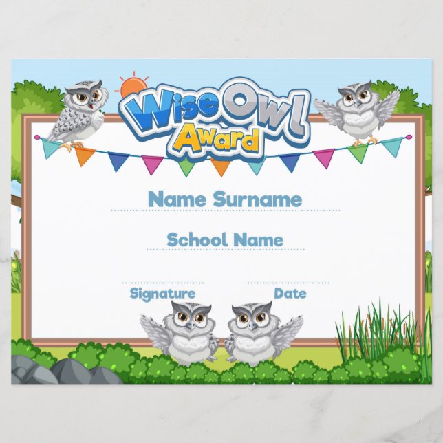 ワイズフクロウ賞 (正面)