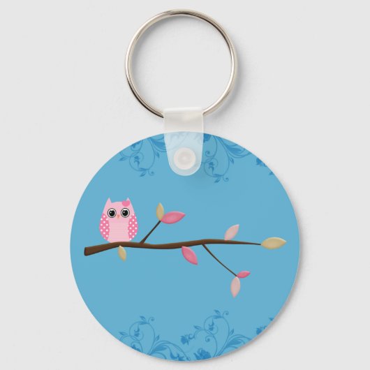 ワイズフクロウ キーホルダー (正面)