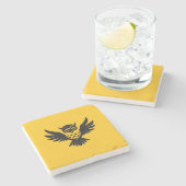 ワイズフクロウ・コースター ストーンコースター (横)