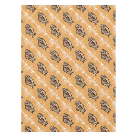 ワイズフクロウ テーブルクロス (正面)