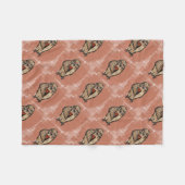 ワイズフクロウ フリースブランケット (正面(横))