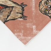 ワイズフクロウ フリースブランケット (角)