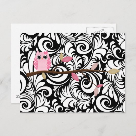 ワイズフクロウ ポストカード (正面/裏面)