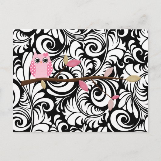 ワイズフクロウ ポストカード (正面)