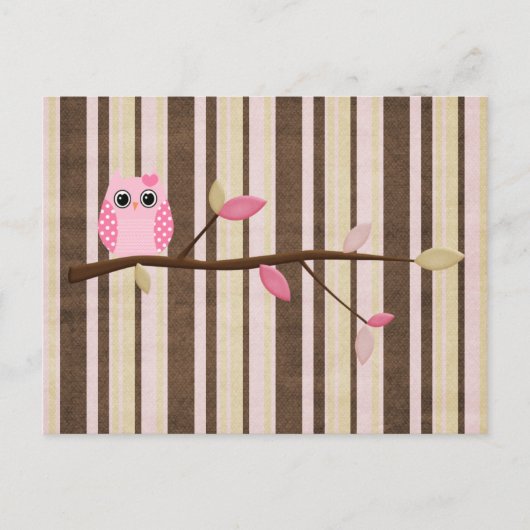 ワイズフクロウ ポストカード (正面)