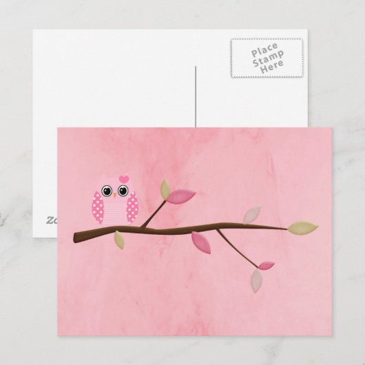 ワイズフクロウ ポストカード (正面/裏面)