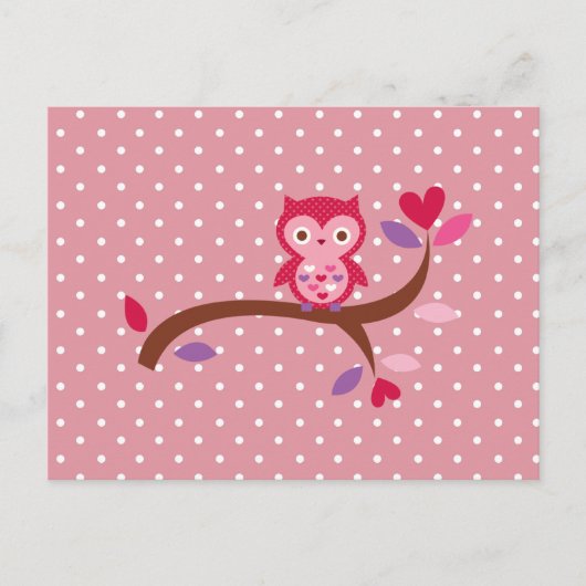 ワイズフクロウ ポストカード (正面)