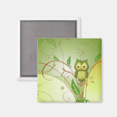 ワイズフクロウ マグネット (正面/裏面)