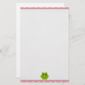 ワイズフクロウ 便箋 (正面/裏面)