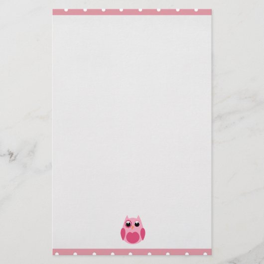 ワイズフクロウ 便箋 (正面)