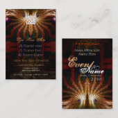 ワイズフクロルフラクタルミニフライヤー 名刺 (正面/裏面)