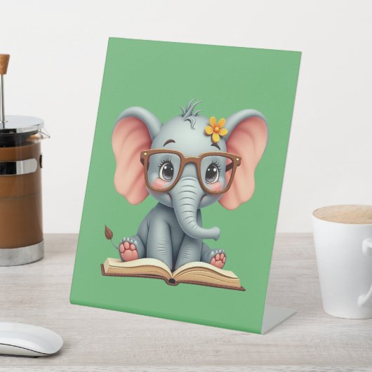 ワイズベビー象 台座サイン (インサイチュ)