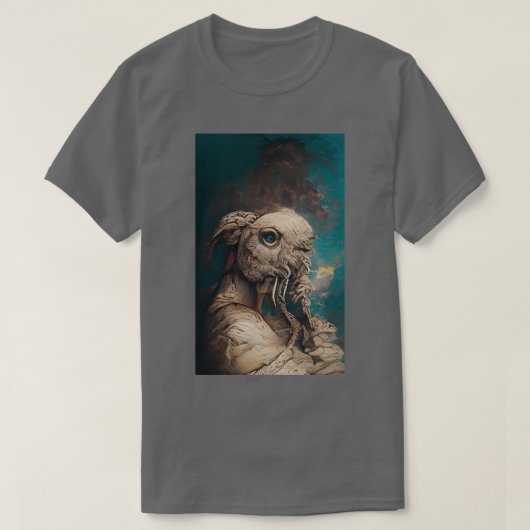 ワイズホワイトオウム Tシャツ (デザイン正面)