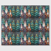 ワイズメンクリスマスパタカラフルーンエレガントクール ラッピングペーパー (フラット)