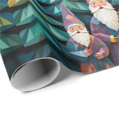 ワイズメンクリスマスパタカラフルーンエレガントクール ラッピングペーパー (ロールコーナー)