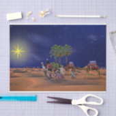 ワイズメンズスタークリスマスグラフィック 薄葉紙 (クラフト)