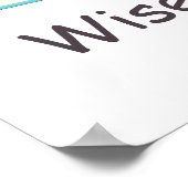 ワイズリーダフクロウウッドランド子供部屋ポスター ポスター (角)