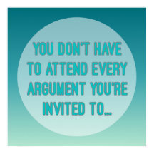 ワイズワードティール（緑がかった色）およびターコイズタイポグラフィ引用文