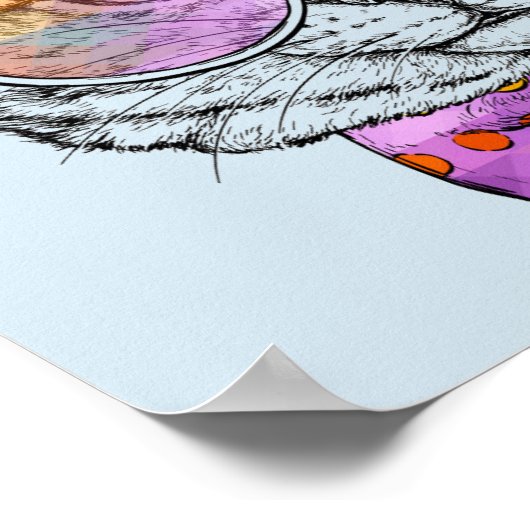 ワイズ子猫カート ポスター (角)