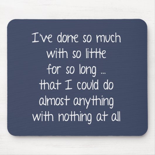 ワイズ引用文オンブルー マウスパッド (正面)