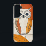 ワイズ注視点フクロウ電話ケース SAMSUNG GALAXY S22ケース<br><div class="desc">広い、好奇心に満ちた目と温自然かいトーンで、この抽象芸術フクロウのデザインはよくはしゃぐ、あなたの電話に賢いエネルギーを追加する。</div>