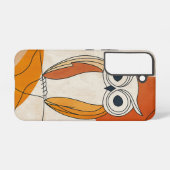 ワイズ注視点フクロウ電話ケース SAMSUNG GALAXYケース (裏面横)