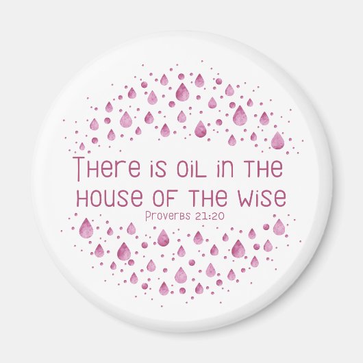 ワイズ・マグネットの家に油がある マグネット (正面)