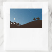 ワイズ・メンズが彼にクリスマスの長方形のシールを探す 長方形シール (バッグ)