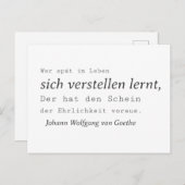 ワイセゲーテジタトシヒヴェルステレンレルネン ポストカード (正面/裏面)