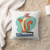 ワイゼル誇りを持ったキャラクターグラフィック クッション (ブランケット)