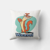 ワイゼル誇りを持ったキャラクターグラフィック クッション (裏面)