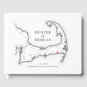 ワイチミアビーチクラブケープコッド結婚ズ ゲストブック (正面)