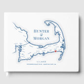 ワイチミアビーチクラブケープコッド結婚ズ ゲストブック (正面)