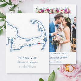 ワイチミアビーチクラブケープコ結婚ッドの写真 サンキューカード