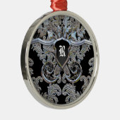 ワイディル絶妙モノグラビクトリアンム メタルオーナメント (右)