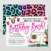 ワイトトラッシュバッシュ招待状 招待状 (正面/裏面)