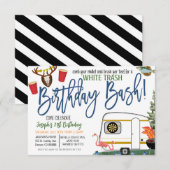 ワイトトラッシュバッシュ招待状 招待状 (正面/裏面)
