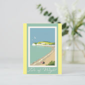 ワイトヴィンテージ旅行ポスターのイングランド島 ポストカード (スタンド正面)