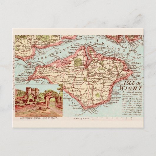 ワイト島のポストカード ポストカード (正面)