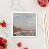 ワイト島のモーニングシーショア スタンダードカクテルナプキン (インサイチュ)