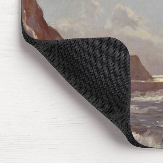 ワイト島のモーニングシーショア マウスパッド (コーナー)