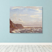 ワイト島のモーニング・シーショア（Talmage著） キャンバスプリント (インサイチュ (ウッドフロア))