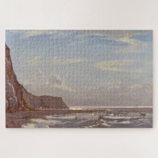 ワイト島のモーニング・シーショア（Talmage著） ジグソーパズル (横)