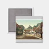 ワイト島の古い村、Shanklin、イギリス珍しい マグネット (正面/裏面)