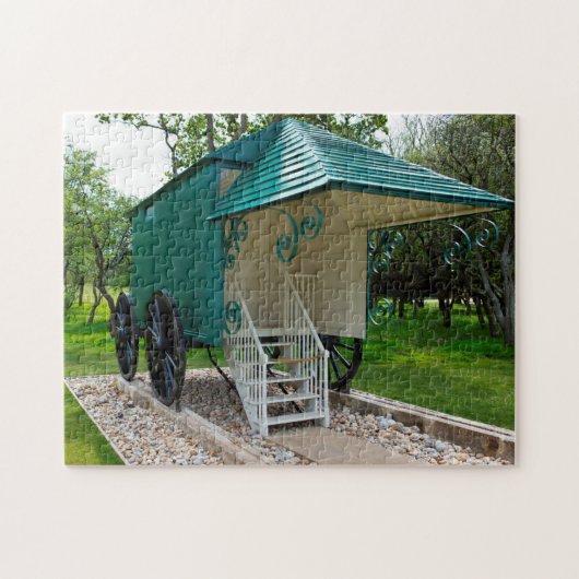 ワイト島の海水浴小屋 ジグソーパズル (横)