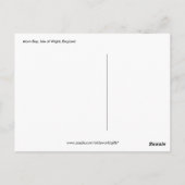 ワイト島アルム湾 ポストカード (裏面)