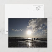 ワイト島ビーチ ポストカード (正面/裏面)