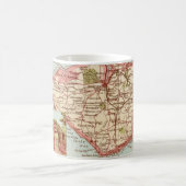 ワイト島地図マグ コーヒーマグカップ (中央)
